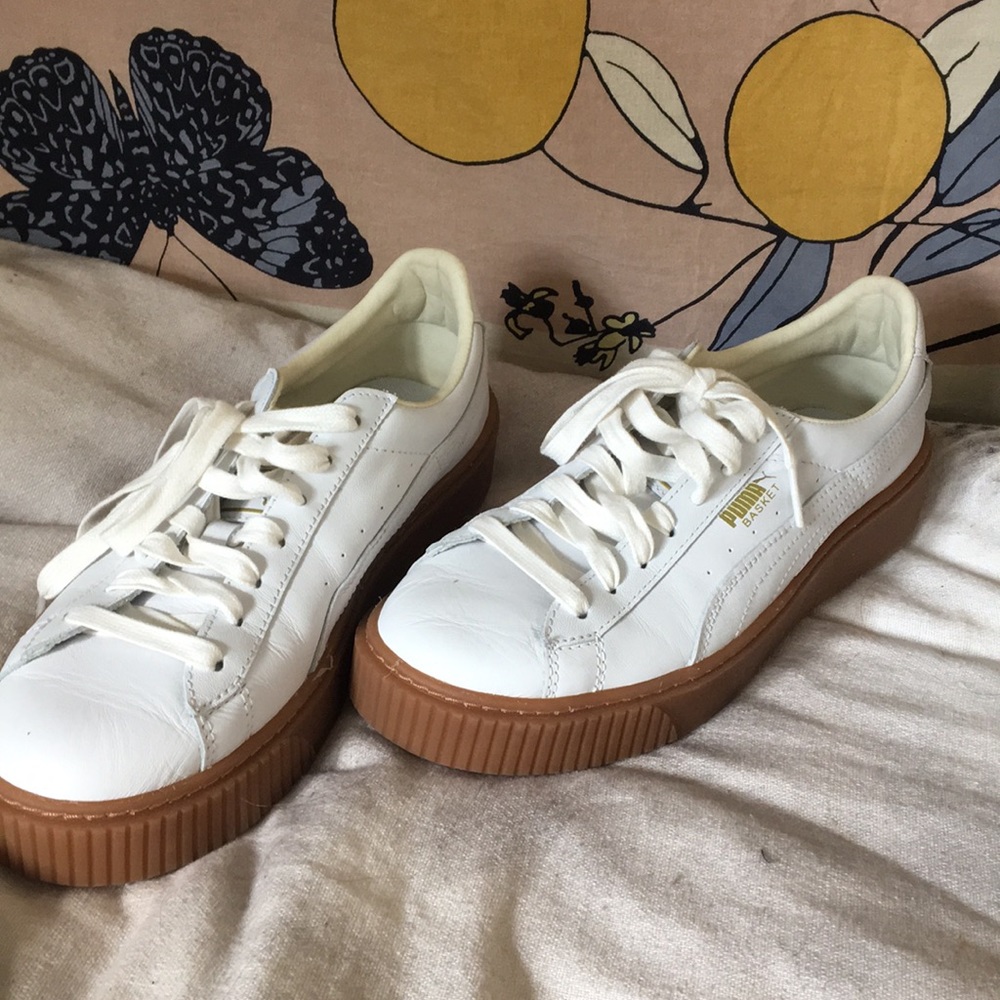 White Puma Sneakers